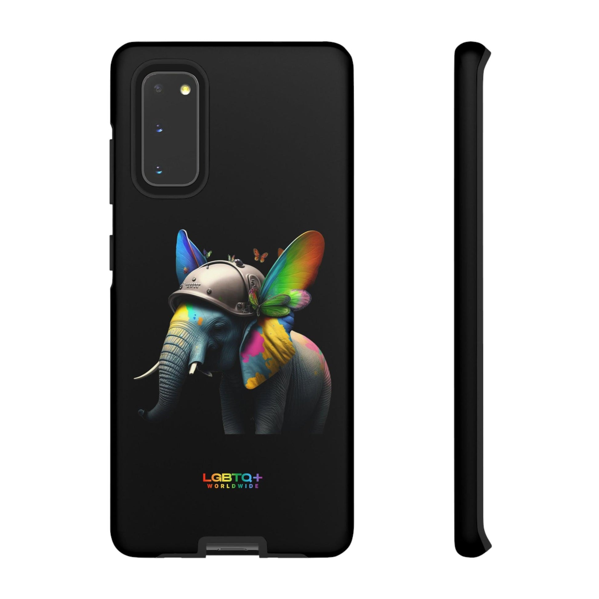 LGBTQWorldwide - ,,ELEFANT" Doppelgehäuse Handyhülle Accessories, Glossy, iPhone Cases, Matte, Phone accessory, Phone Cases, Samsung Cases, tough, Valentine's Day Picks lgbtq Bekleidung Accessoires unisex Zubehör