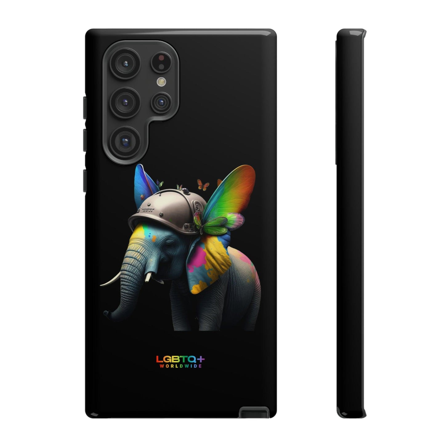 LGBTQWorldwide - ,,ELEFANT" Doppelgehäuse Handyhülle Accessories, Glossy, iPhone Cases, Matte, Phone accessory, Phone Cases, Samsung Cases, tough, Valentine's Day Picks lgbtq Bekleidung Accessoires unisex Zubehör