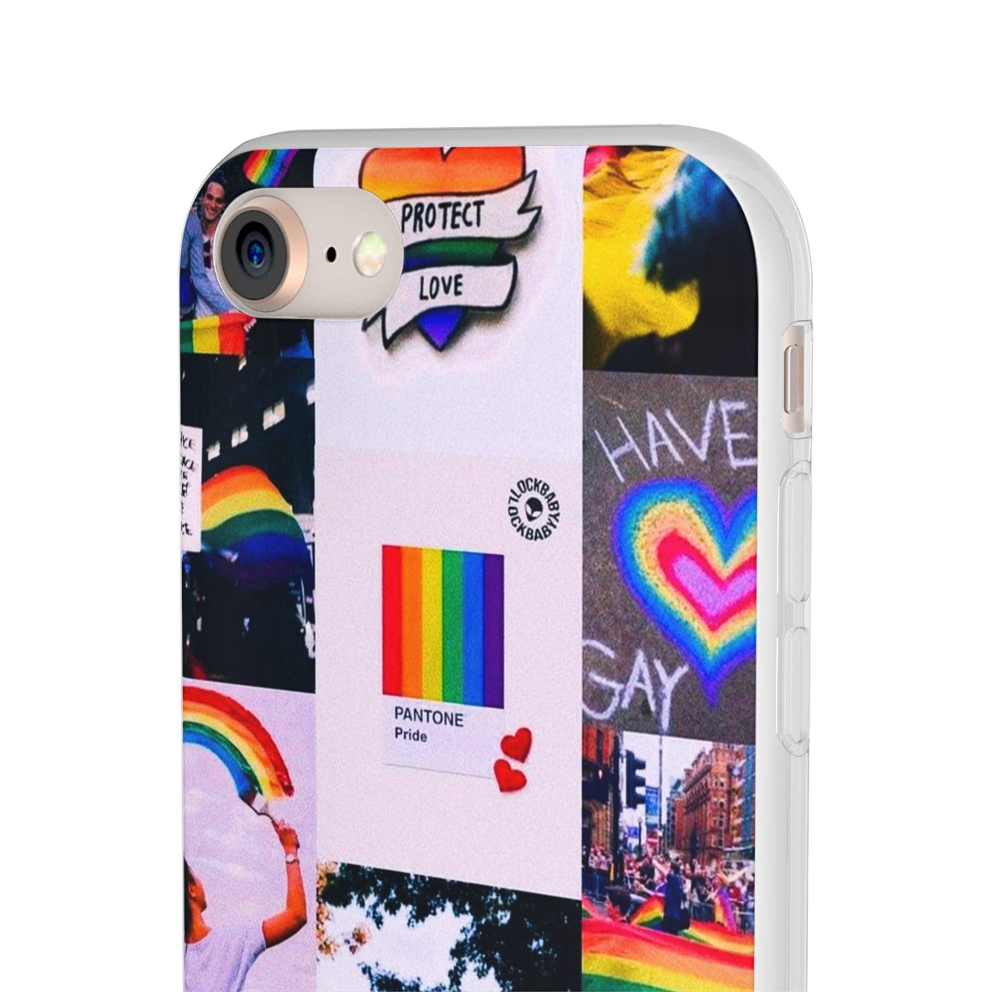 LGBTQWorldwide - ,,REGENBOGEN" Flexible Handyhülle Accessories, Case, iPhone, iPhone Cases, Phone accessory, Phone Cases, Samsung Cases, silikon, Valentine's Day promotion lgbtq Bekleidung Accessoires unisex Zubehör