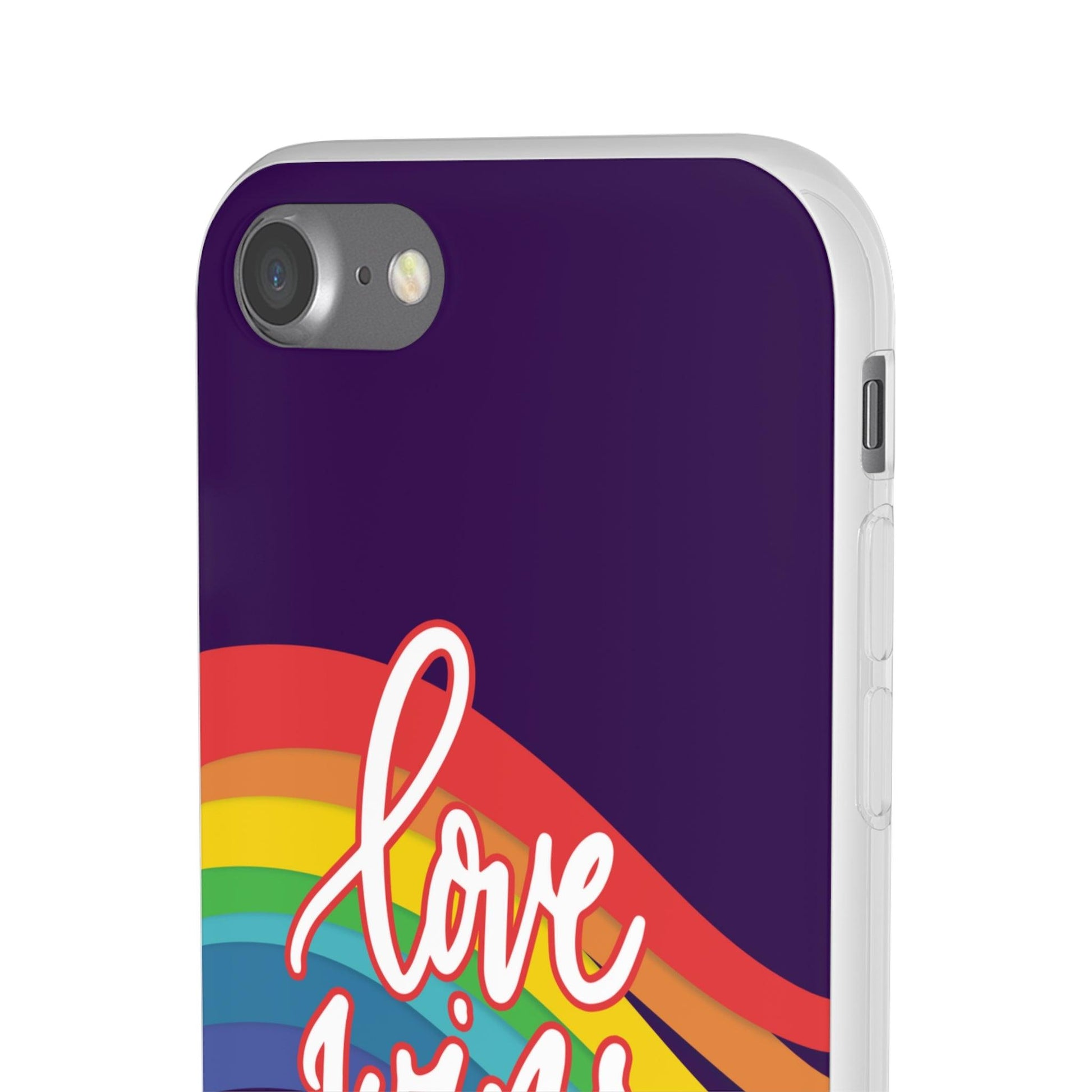 LGBTQWorldwide - ,,LIEBE GEWINNT" Flexible Handyhülle Accessories, Case, iPhone, iPhone Cases, Phone accessory, Phone Cases, Samsung Cases, silikon, Valentine's Day promotion lgbtq Bekleidung Accessoires unisex Zubehör