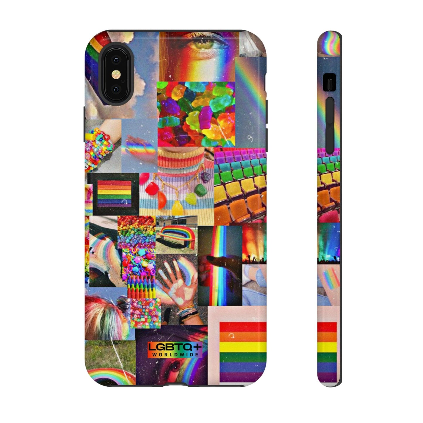 LGBTQWorldwide - ,,FARBEN" Doppelgehäuse Handyhülle Accessories, Glossy, iPhone Cases, Matte, Phone accessory, Phone Cases, Samsung Cases, Thermo, Valentine's Day Picks lgbtq Bekleidung Accessoires unisex Zubehör