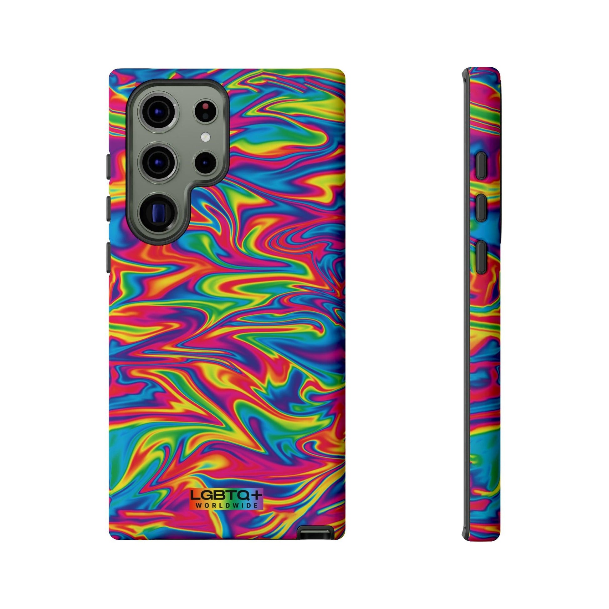 LGBTQWorldwide - ,,ABSTRACT" Doppelgehäuse Handyhülle Accessories, Glossy, iPhone Cases, Matte, Phone accessory, Phone Cases, Samsung Cases, Thermo, Valentine's Day Picks lgbtq Bekleidung Accessoires unisex Zubehör