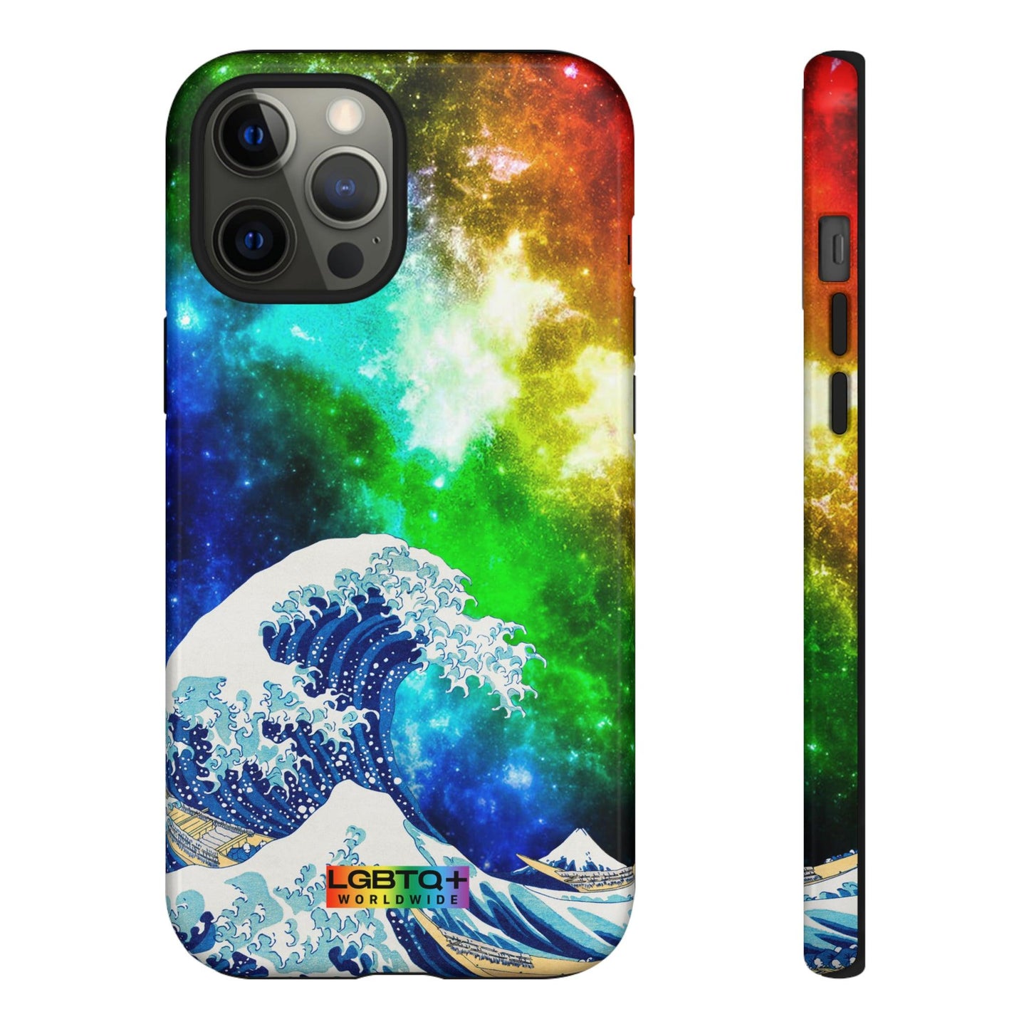 LGBTQWorldwide - ,,WELLE" Doppelgehäuse Handyhülle Accessories, Glossy, iPhone Cases, Matte, Phone accessory, Phone Cases, Samsung Cases, Thermo, Valentine's Day Picks lgbtq Bekleidung Accessoires unisex Zubehör