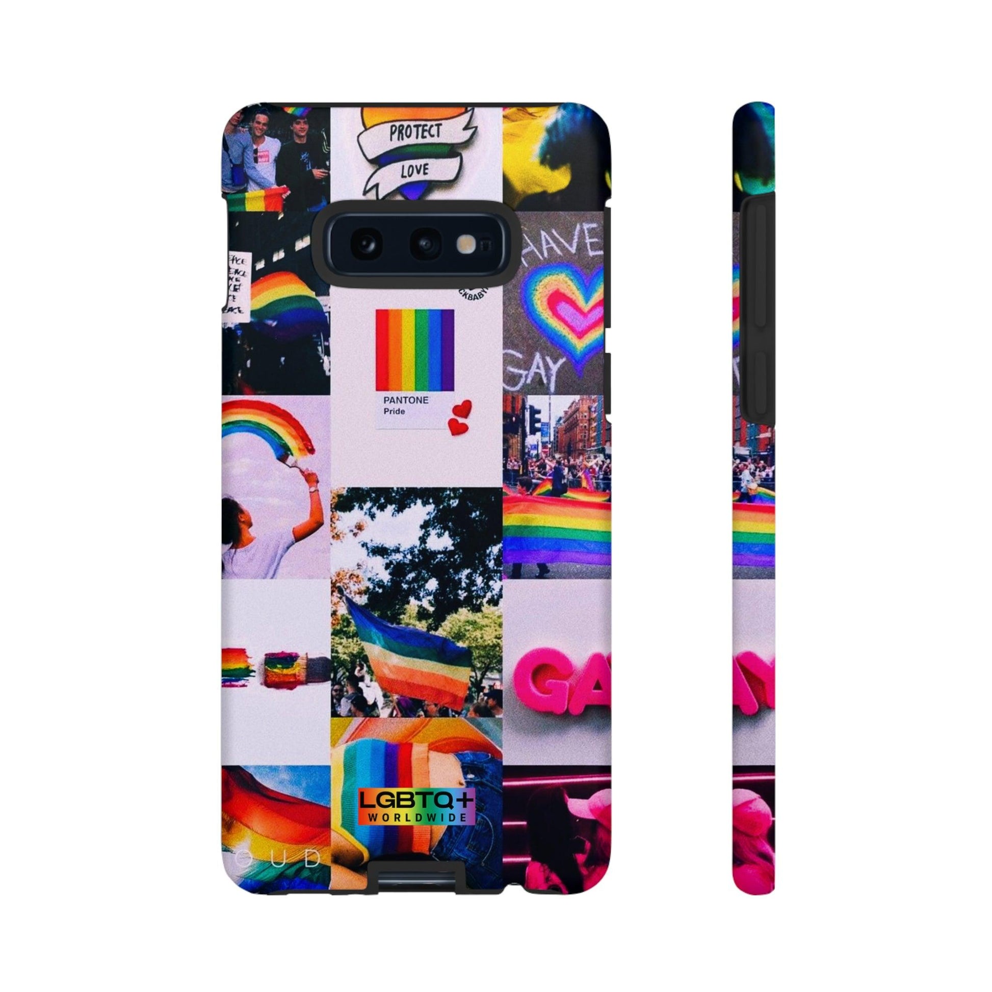 LGBTQWorldwide - ,,REGENBOGEN" Doppelgehäuse Handyhülle Accessories, Glossy, iPhone Cases, Matte, Phone accessory, Phone Cases, Samsung Cases, Thermo, Valentine's Day Picks lgbtq Bekleidung Accessoires unisex Zubehör