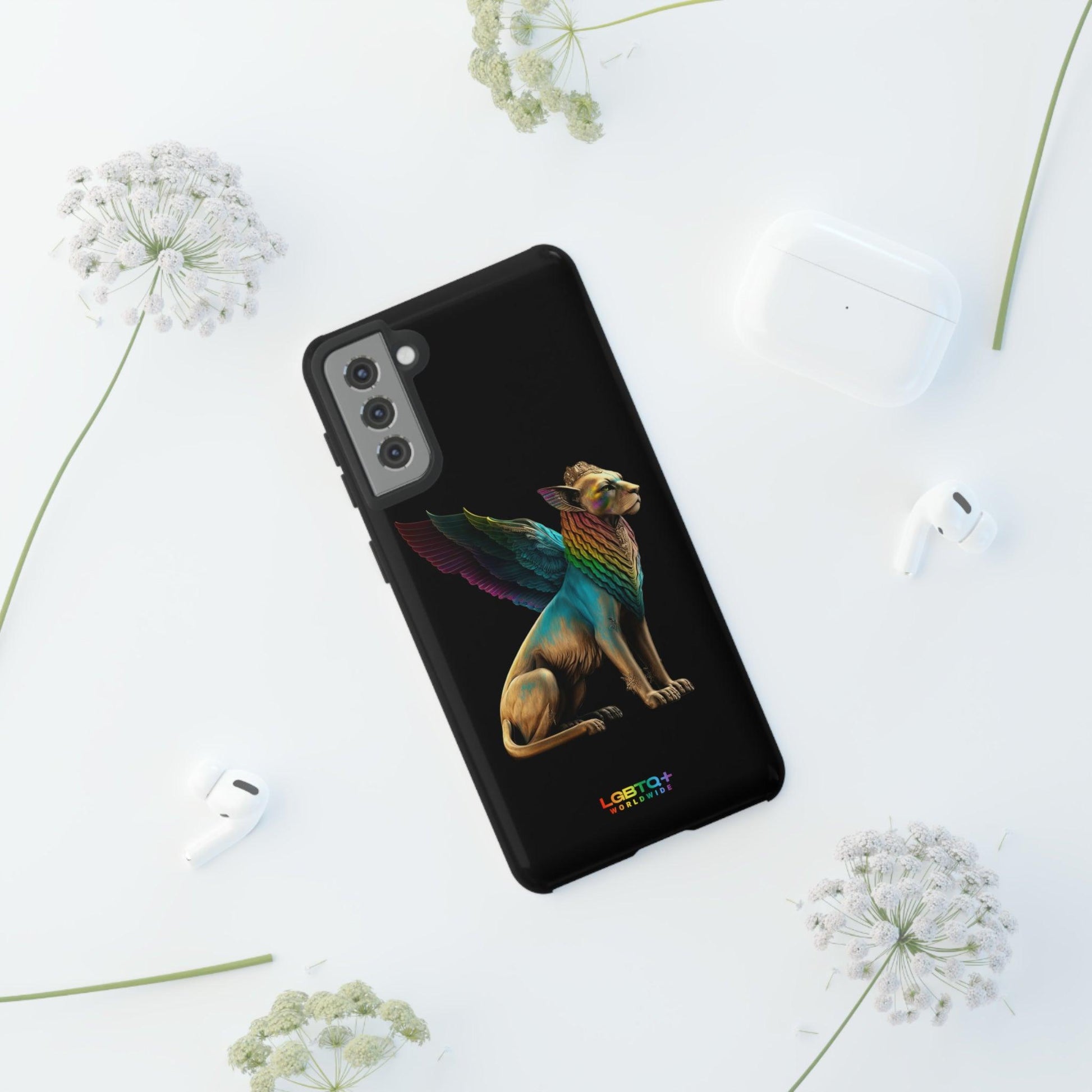 LGBTQWorldwide - ,,SPHINX" Doppelgehäuse Handyhülle Accessories, Glossy, iPhone Cases, Matte, Phone accessory, Phone Cases, Samsung Cases, tough, Valentine's Day Picks lgbtq Bekleidung Accessoires unisex Zubehör