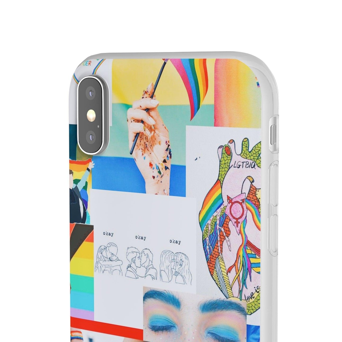 LGBTQWorldwide - ,,SEI FREI" Flexible Handyhülle Accessories, Case, iPhone, iPhone Cases, Phone accessory, Phone Cases, Samsung Cases, silikon, Valentine's Day promotion lgbtq Bekleidung Accessoires unisex Zubehör