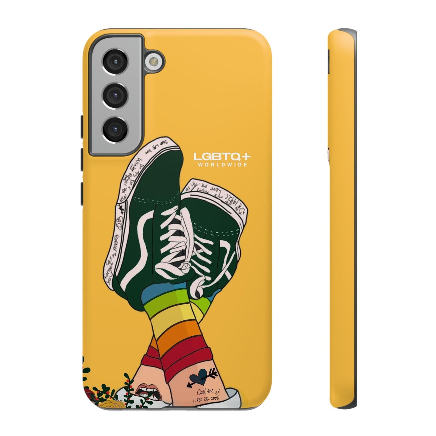 LGBTQWorldwide - ,,RELAX" Doppelgehäuse Handyhülle Accessories, Glossy, iPhone Cases, Matte, Phone accessory, Phone Cases, Samsung Cases, Thermo, Valentine's Day Picks lgbtq Bekleidung Accessoires unisex Zubehör