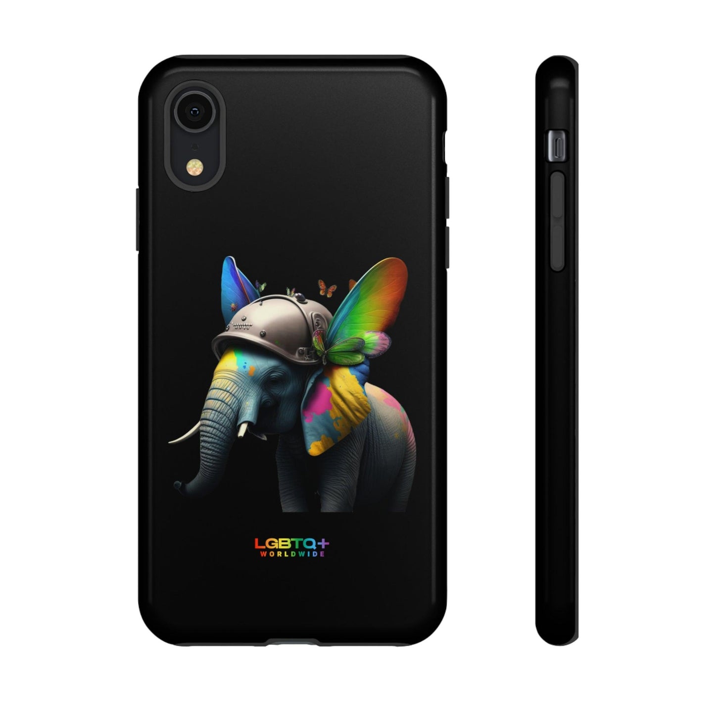 LGBTQWorldwide - ,,ELEFANT" Doppelgehäuse Handyhülle Accessories, Glossy, iPhone Cases, Matte, Phone accessory, Phone Cases, Samsung Cases, tough, Valentine's Day Picks lgbtq Bekleidung Accessoires unisex Zubehör