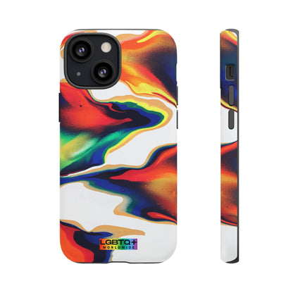 LGBTQWorldwide - ,,EINZIGARTIG" Doppelgehäuse Handyhülle Accessories, Glossy, iPhone Cases, Matte, Phone accessory, Phone Cases, Samsung Cases, Thermo, Valentine's Day Picks lgbtq Bekleidung Accessoires unisex Zubehör