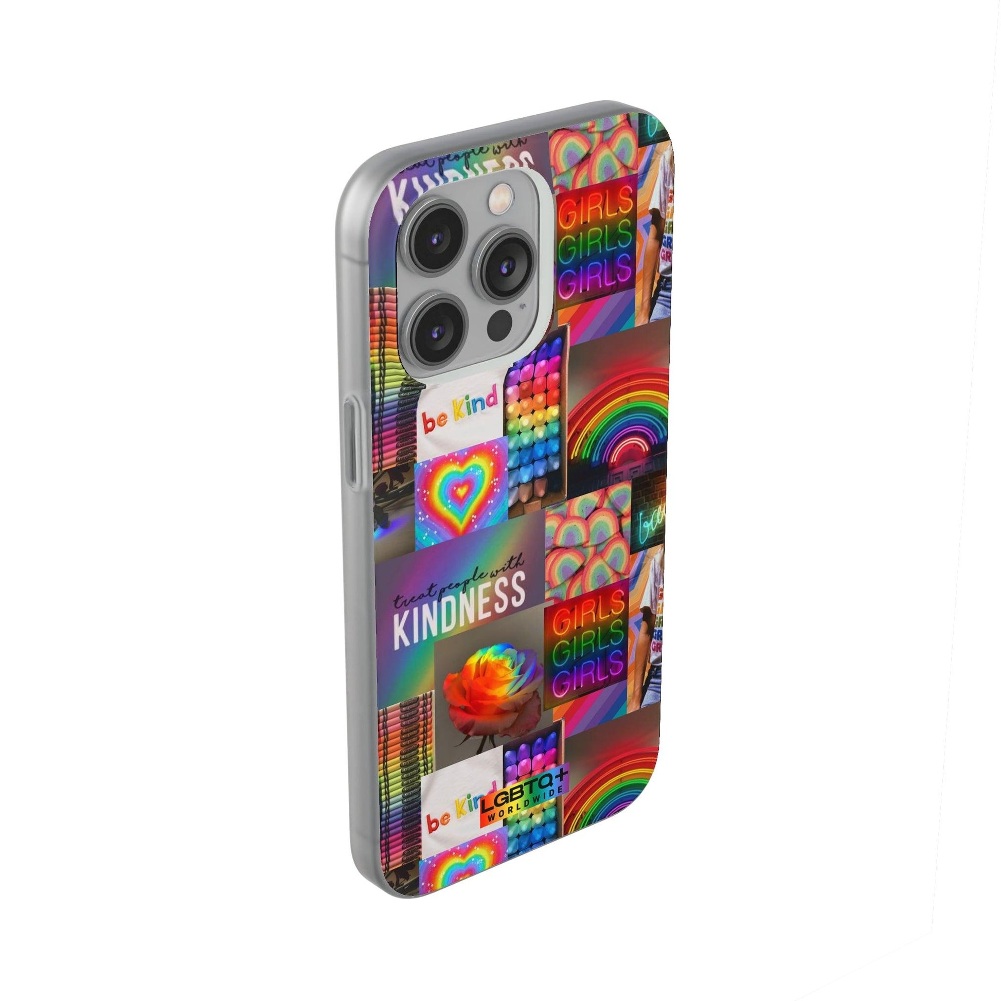 LGBTQWorldwide - ,,FREUNDLICHKEIT" Flexible Handyhülle Accessories, Case, iPhone, iPhone Cases, Phone accessory, Phone Cases, Samsung Cases, silikon, Valentine's Day promotion lgbtq Bekleidung Accessoires unisex Zubehör