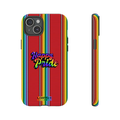 LGBTQWorldwide - ,,HAPPY PRIDE" Doppelgehäuse Handyhülle Accessories, Glossy, iPhone Cases, Matte, Phone accessory, Phone Cases, Samsung Cases, Thermo, Valentine's Day Picks lgbtq Bekleidung Accessoires unisex Zubehör