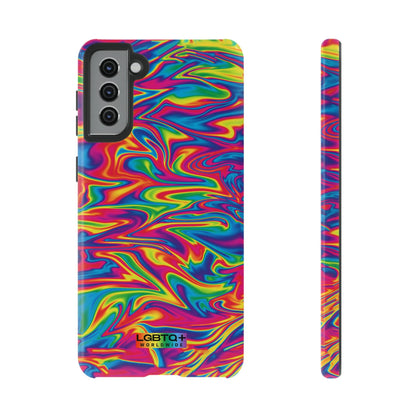 LGBTQWorldwide - ,,ABSTRACT" Doppelgehäuse Handyhülle Accessories, Glossy, iPhone Cases, Matte, Phone accessory, Phone Cases, Samsung Cases, Thermo, Valentine's Day Picks lgbtq Bekleidung Accessoires unisex Zubehör