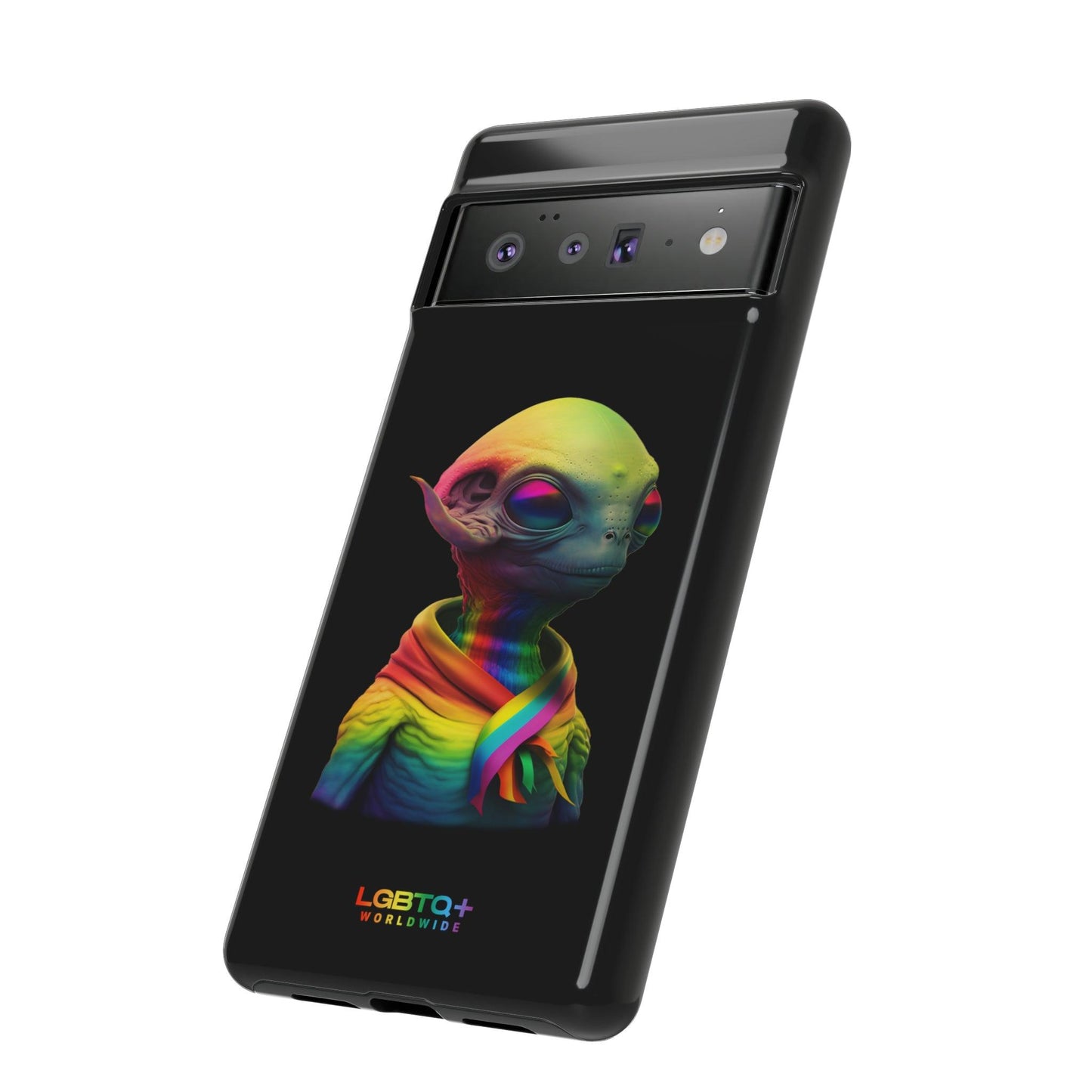 LGBTQWorldwide - ,,ALIEN" Doppelgehäuse Handyhülle Accessories, Glossy, iPhone Cases, Matte, Phone accessory, Phone Cases, Samsung Cases, tough, Valentine's Day Picks lgbtq Bekleidung Accessoires unisex Zubehör