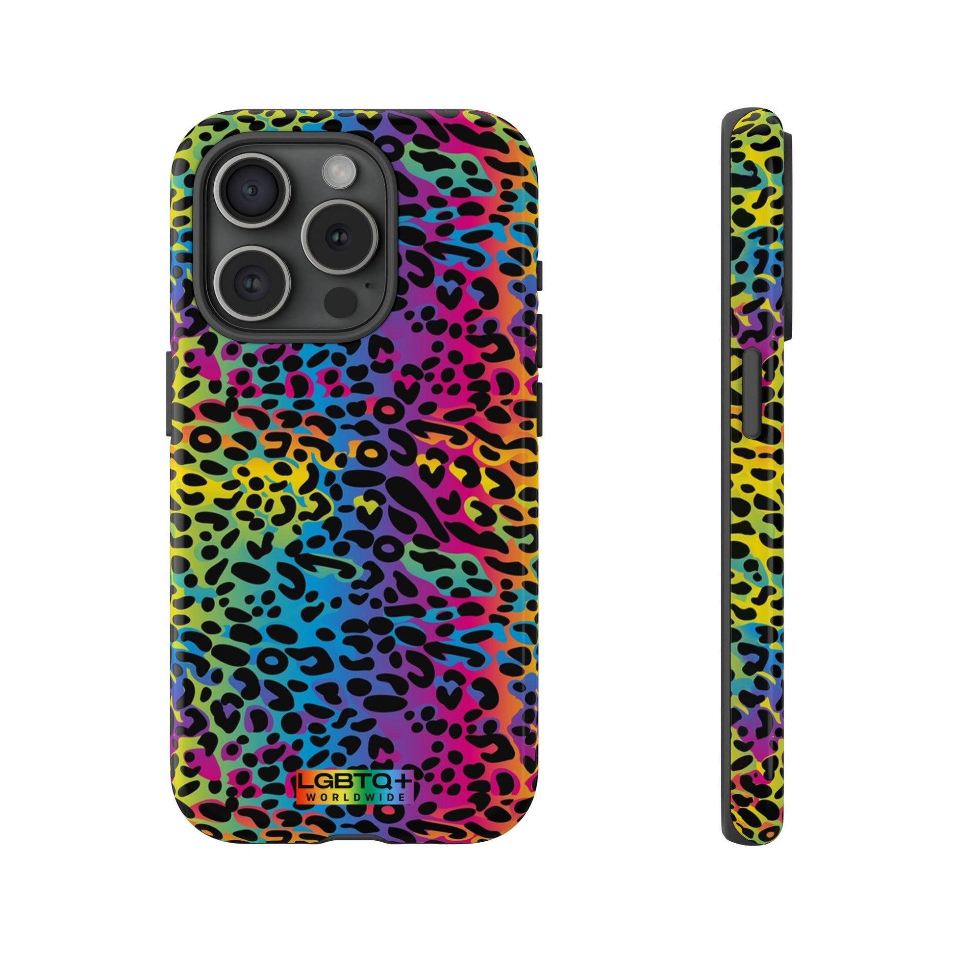 LGBTQWorldwide - ,,LEOPARD" Doppelgehäuse Handyhülle Accessories, Glossy, iPhone Cases, Matte, Phone accessory, Phone Cases, Samsung Cases, Thermo, Valentine's Day Picks lgbtq Bekleidung Accessoires unisex Zubehör