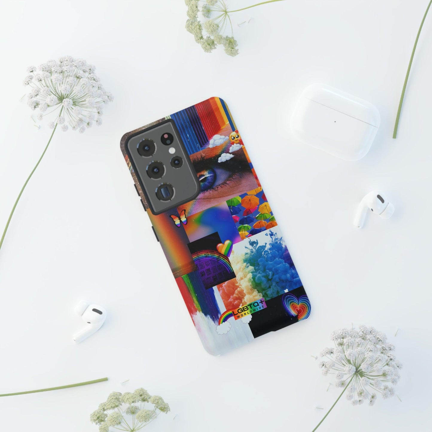 LGBTQWorldwide - ,,VISION" Doppelgehäuse Handyhülle Accessories, Glossy, iPhone Cases, Matte, Phone accessory, Phone Cases, Samsung Cases, Thermo, Valentine's Day Picks lgbtq Bekleidung Accessoires unisex Zubehör