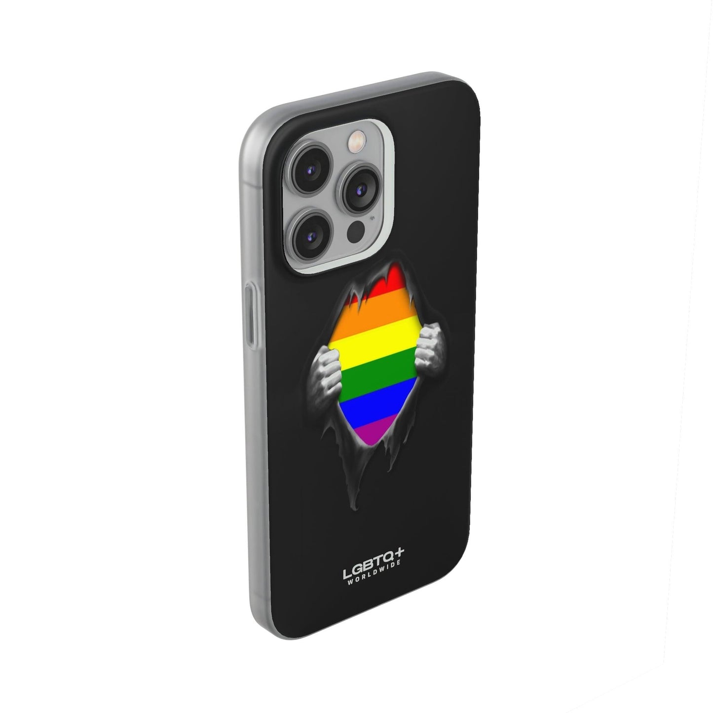 LGBTQWorldwide - ,,SCHWARZES LOCH" Flexible Handyhülle Accessories, Case, iPhone, iPhone Cases, Phone accessory, Phone Cases, Samsung Cases, silikon, Valentine's Day promotion lgbtq Bekleidung Accessoires unisex Zubehör