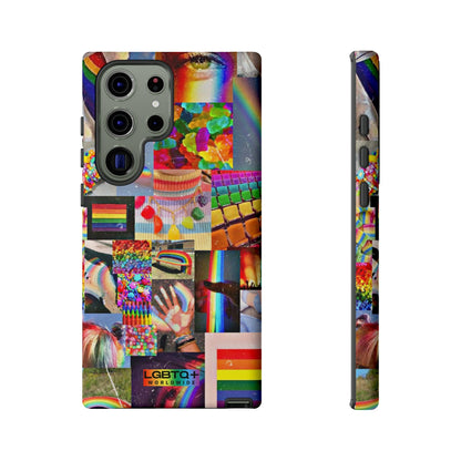 LGBTQWorldwide - ,,FARBEN" Doppelgehäuse Handyhülle Accessories, Glossy, iPhone Cases, Matte, Phone accessory, Phone Cases, Samsung Cases, Thermo, Valentine's Day Picks lgbtq Bekleidung Accessoires unisex Zubehör