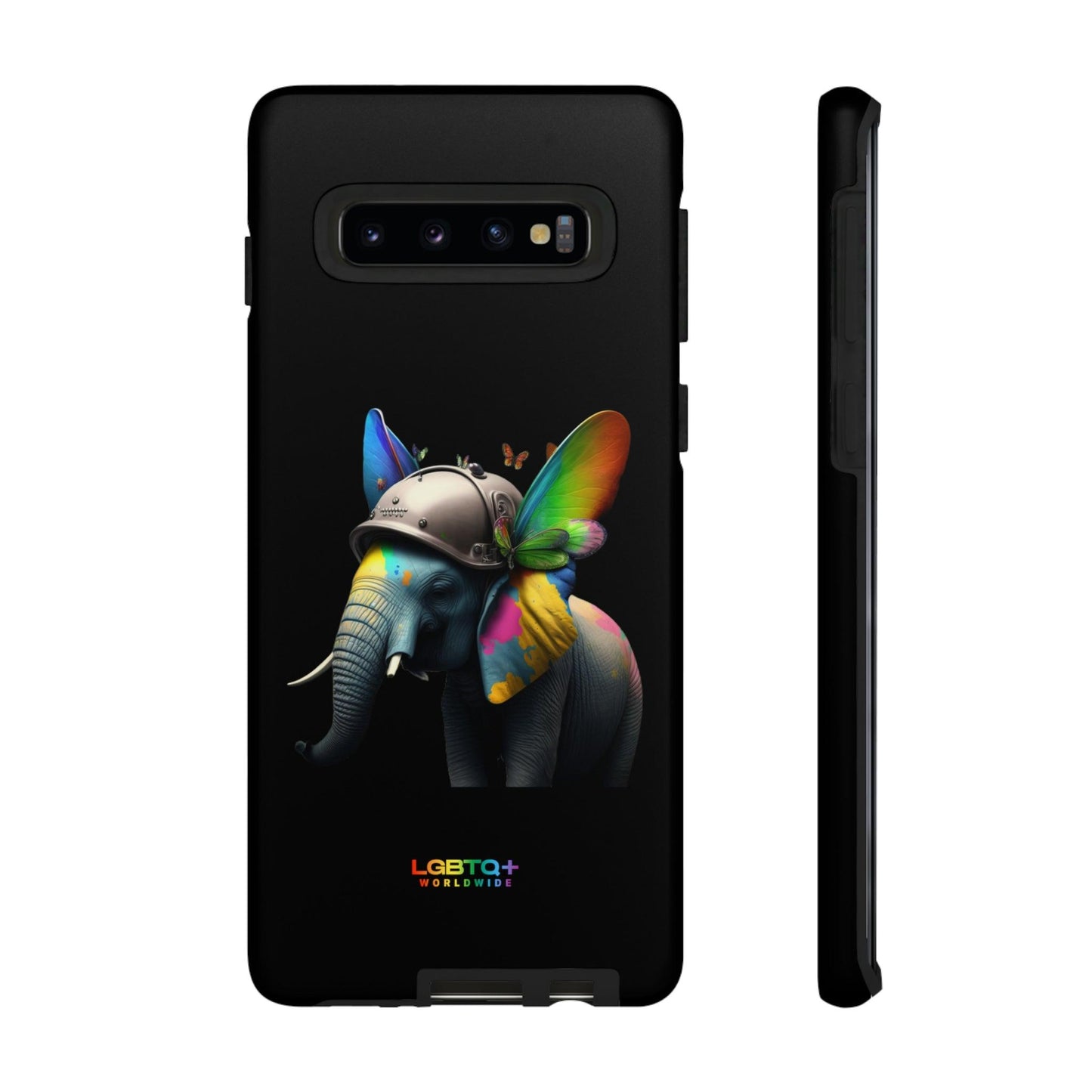 LGBTQWorldwide - ,,ELEFANT" Doppelgehäuse Handyhülle Accessories, Glossy, iPhone Cases, Matte, Phone accessory, Phone Cases, Samsung Cases, tough, Valentine's Day Picks lgbtq Bekleidung Accessoires unisex Zubehör