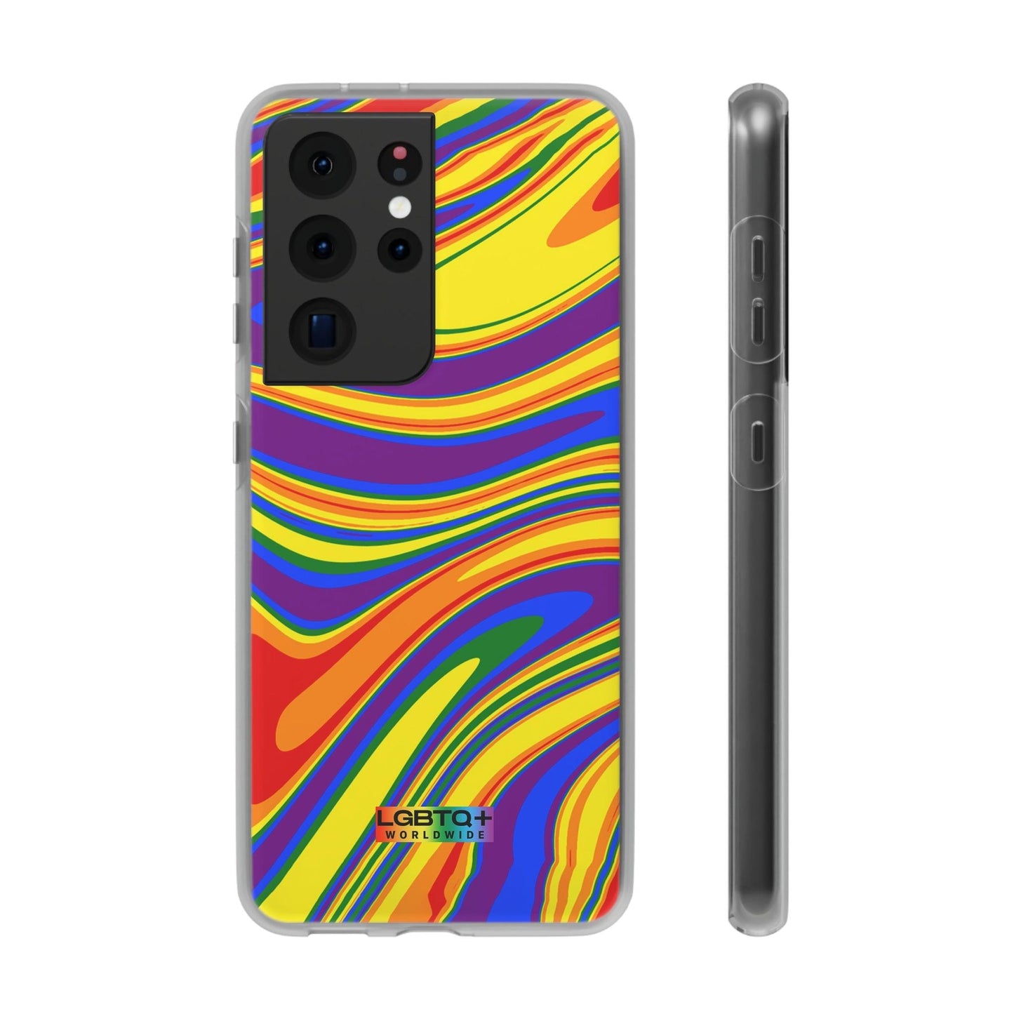 LGBTQWorldwide - ,,FARBEN" Flexible Handyhülle Accessories, Case, iPhone, iPhone Cases, Phone accessory, Phone Cases, Samsung Cases, silikon, Valentine's Day promotion lgbtq Bekleidung Accessoires unisex Zubehör