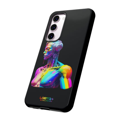 LGBTQWorldwide - ,,ZUKÜNFTIGER ROBOTER" Doppelgehäuse Handyhülle Accessories, Glossy, iPhone Cases, Matte, Phone accessory, Phone Cases, Samsung Cases, tough, Valentine's Day Picks lgbtq Bekleidung Accessoires unisex Zubehör