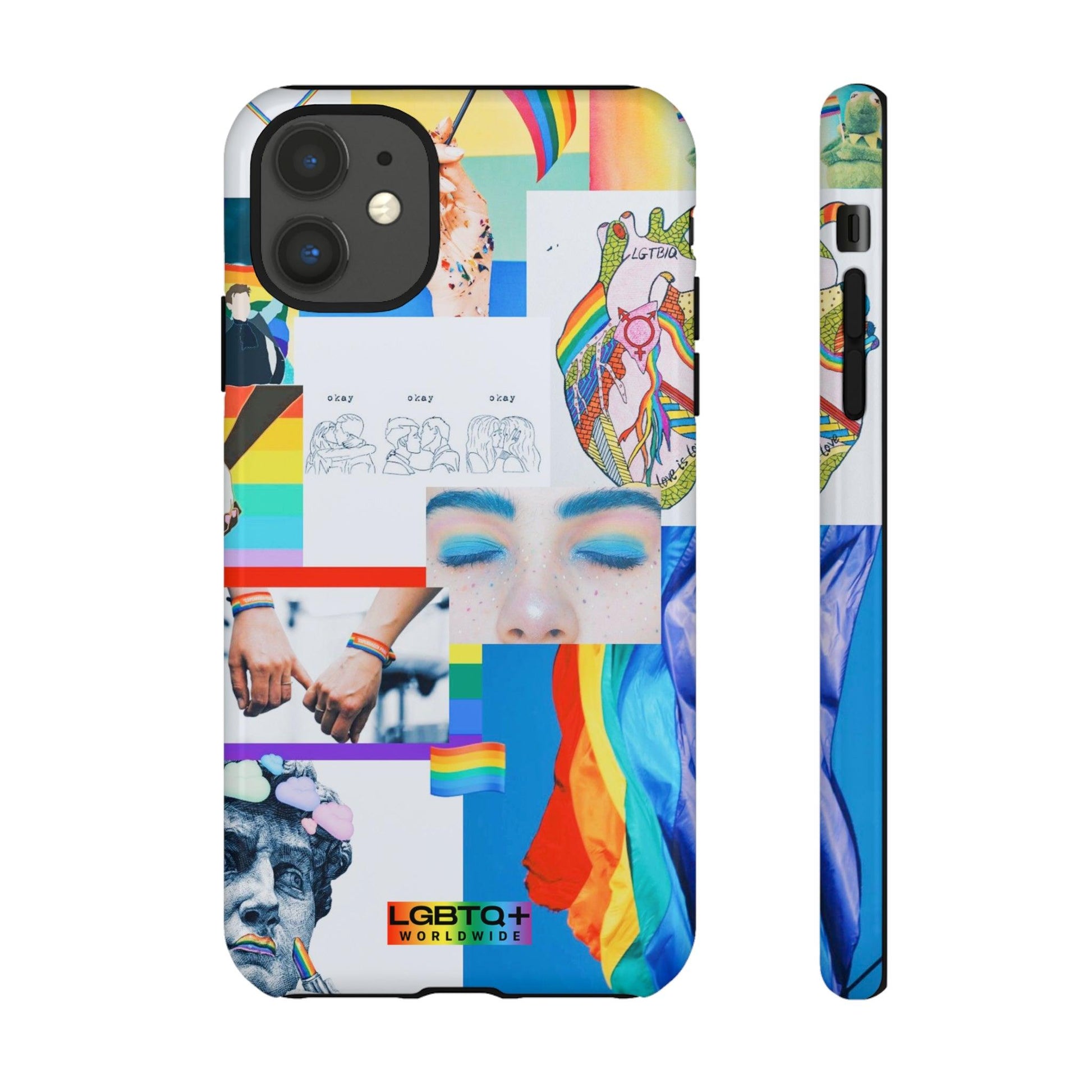 LGBTQWorldwide - ,,LEBEN"Doppelgehäuse Handyhülle Accessories, Glossy, iPhone Cases, Matte, Phone accessory, Phone Cases, Samsung Cases, Thermo, Valentine's Day Picks lgbtq Bekleidung Accessoires unisex Zubehör