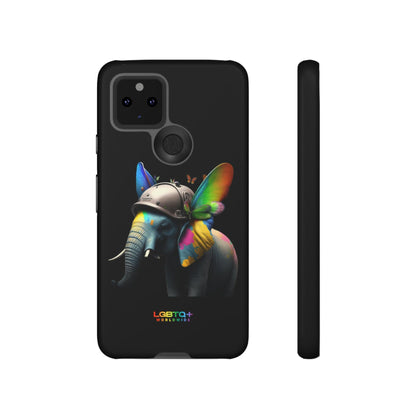 LGBTQWorldwide - ,,ELEFANT" Doppelgehäuse Handyhülle Accessories, Glossy, iPhone Cases, Matte, Phone accessory, Phone Cases, Samsung Cases, tough, Valentine's Day Picks lgbtq Bekleidung Accessoires unisex Zubehör