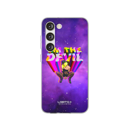 LGBTQWorldwide - ,,I AM THE DEVIL" Flexible Handyhülle Accessories, Case, iPhone, iPhone Cases, Phone accessory, Phone Cases, Samsung Cases, silikon, Valentine's Day promotion lgbtq Bekleidung Accessoires unisex Zubehör