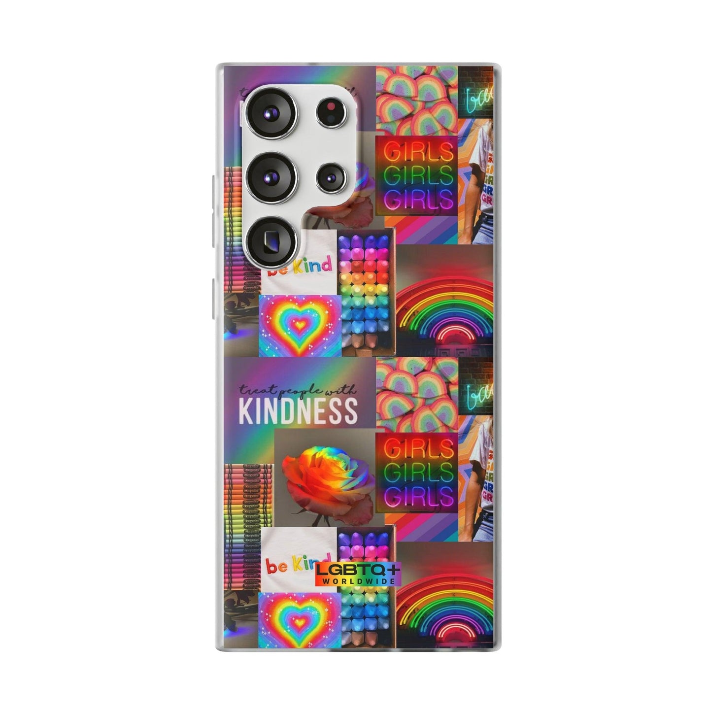 LGBTQWorldwide - ,,FREUNDLICHKEIT" Flexible Handyhülle Accessories, Case, iPhone, iPhone Cases, Phone accessory, Phone Cases, Samsung Cases, silikon, Valentine's Day promotion lgbtq Bekleidung Accessoires unisex Zubehör