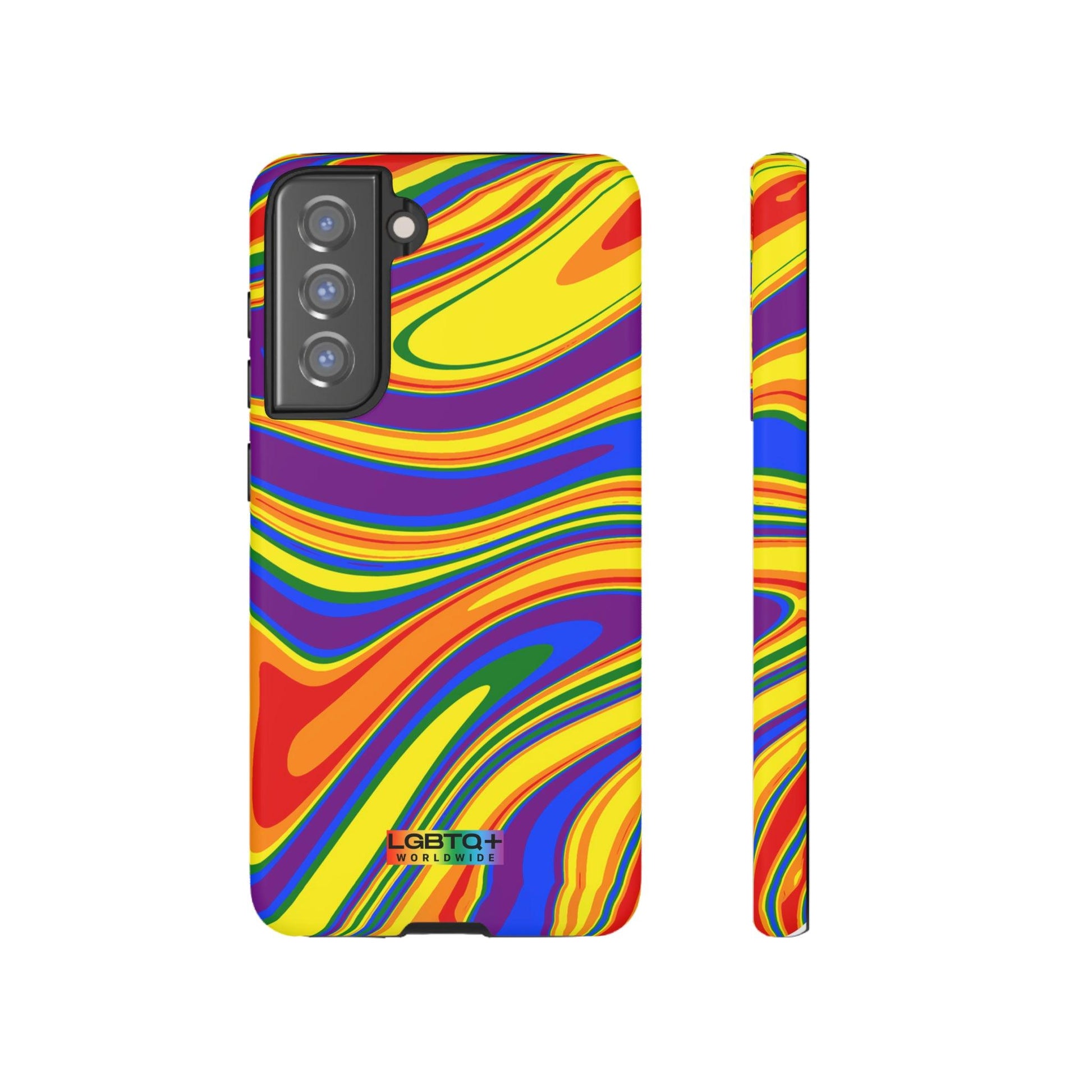 LGBTQWorldwide - ,,KUNST" Doppelgehäuse Handyhülle Accessories, Glossy, iPhone Cases, Matte, Phone accessory, Phone Cases, Samsung Cases, Thermo, Valentine's Day Picks lgbtq Bekleidung Accessoires unisex Zubehör