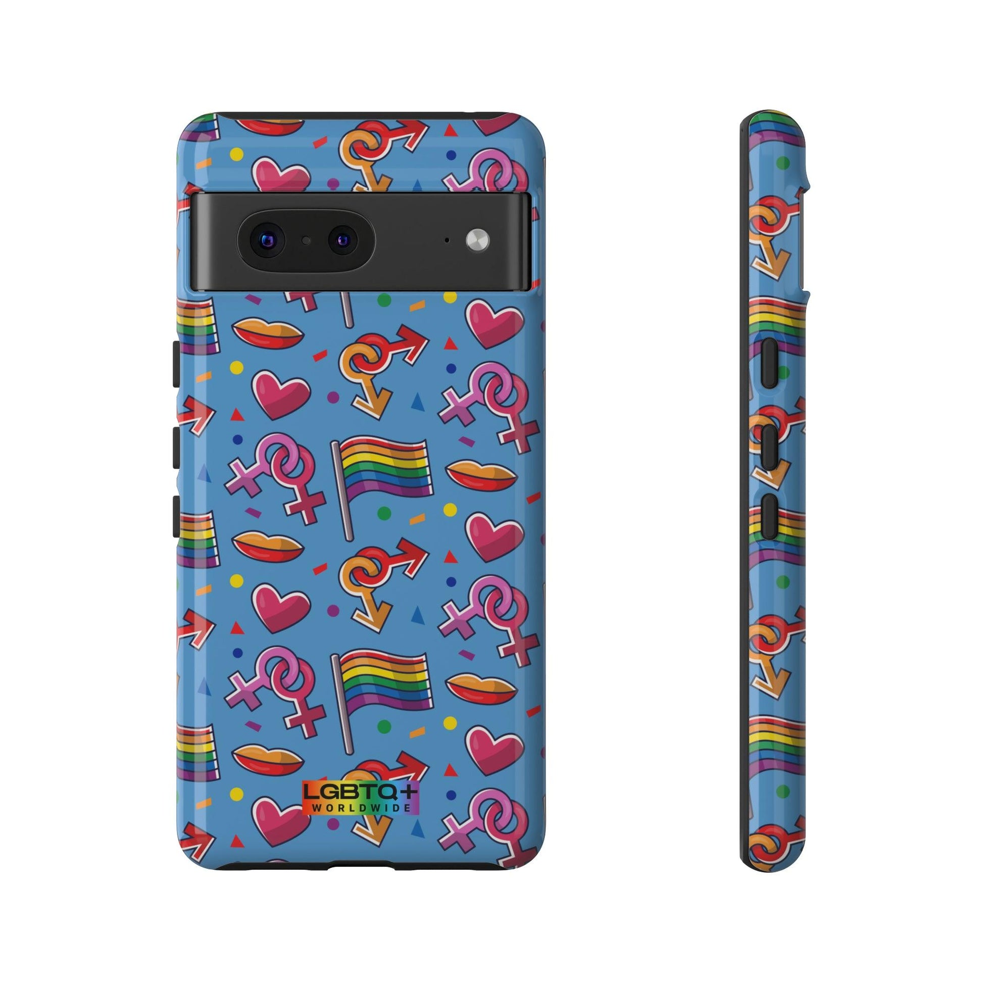 LGBTQWorldwide - ,,FÜHL DICH FREI" Doppelgehäuse Handyhülle Accessories, Glossy, iPhone Cases, Matte, Phone accessory, Phone Cases, Samsung Cases, Thermo, Valentine's Day Picks lgbtq Bekleidung Accessoires unisex Zubehör