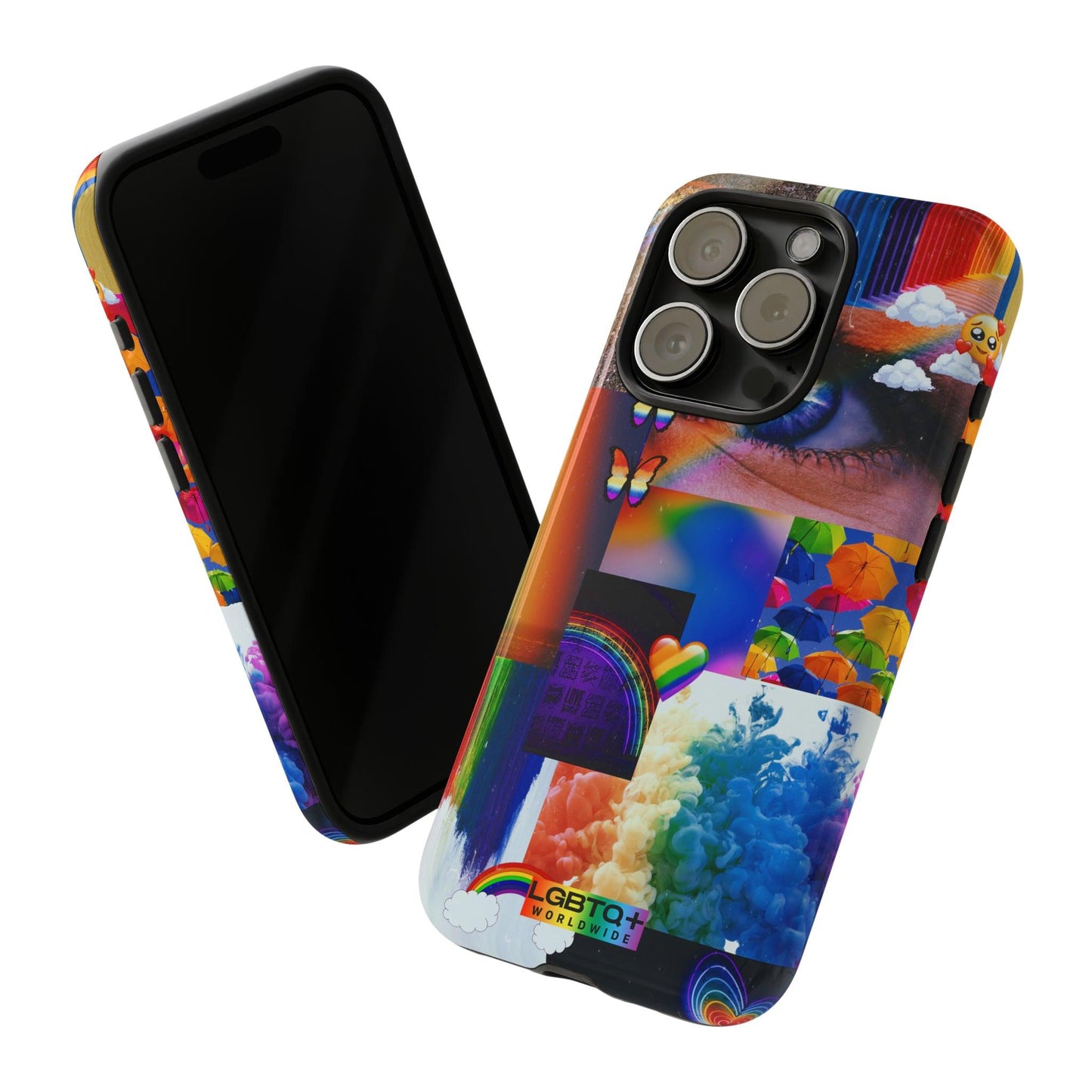 LGBTQWorldwide - ,,VISION" Doppelgehäuse Handyhülle Accessories, Glossy, iPhone Cases, Matte, Phone accessory, Phone Cases, Samsung Cases, Thermo, Valentine's Day Picks lgbtq Bekleidung Accessoires unisex Zubehör