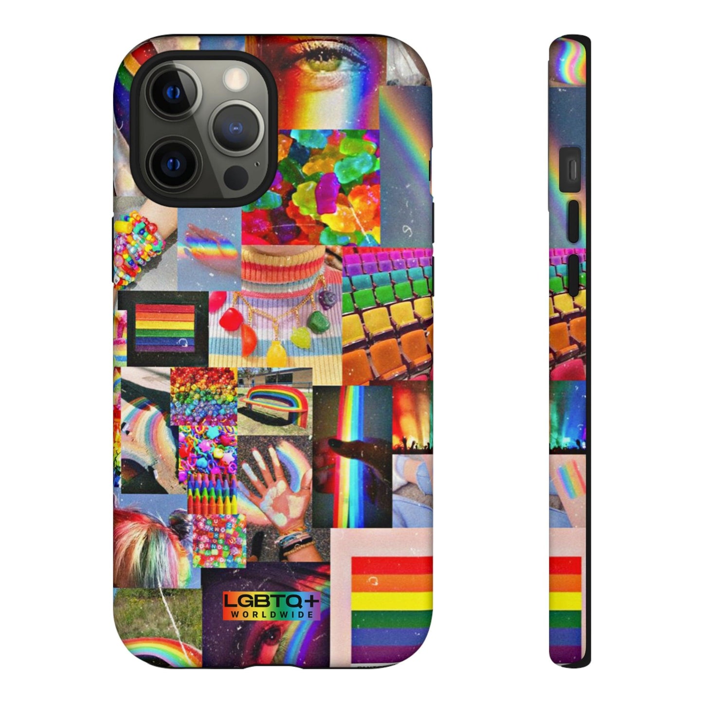 LGBTQWorldwide - ,,FARBEN" Doppelgehäuse Handyhülle Accessories, Glossy, iPhone Cases, Matte, Phone accessory, Phone Cases, Samsung Cases, Thermo, Valentine's Day Picks lgbtq Bekleidung Accessoires unisex Zubehör