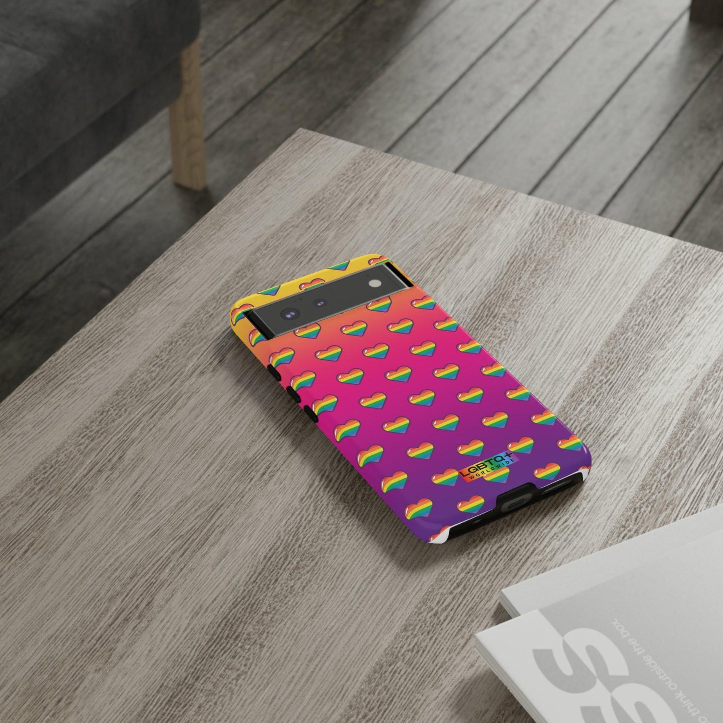 LGBTQWorldwide - ,,HERZ" Doppelgehäuse Handyhülle Accessories, Glossy, iPhone Cases, Matte, Phone accessory, Phone Cases, Samsung Cases, Thermo, Valentine's Day Picks lgbtq Bekleidung Accessoires unisex Zubehör