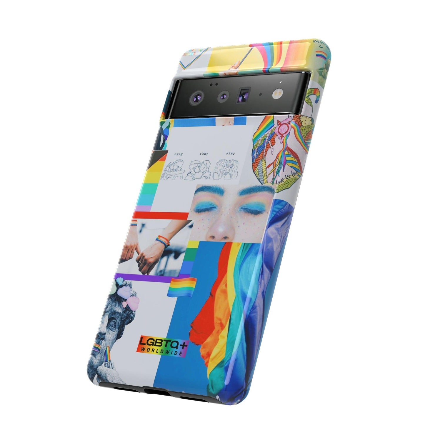 LGBTQWorldwide - ,,LEBEN"Doppelgehäuse Handyhülle Accessories, Glossy, iPhone Cases, Matte, Phone accessory, Phone Cases, Samsung Cases, Thermo, Valentine's Day Picks lgbtq Bekleidung Accessoires unisex Zubehör