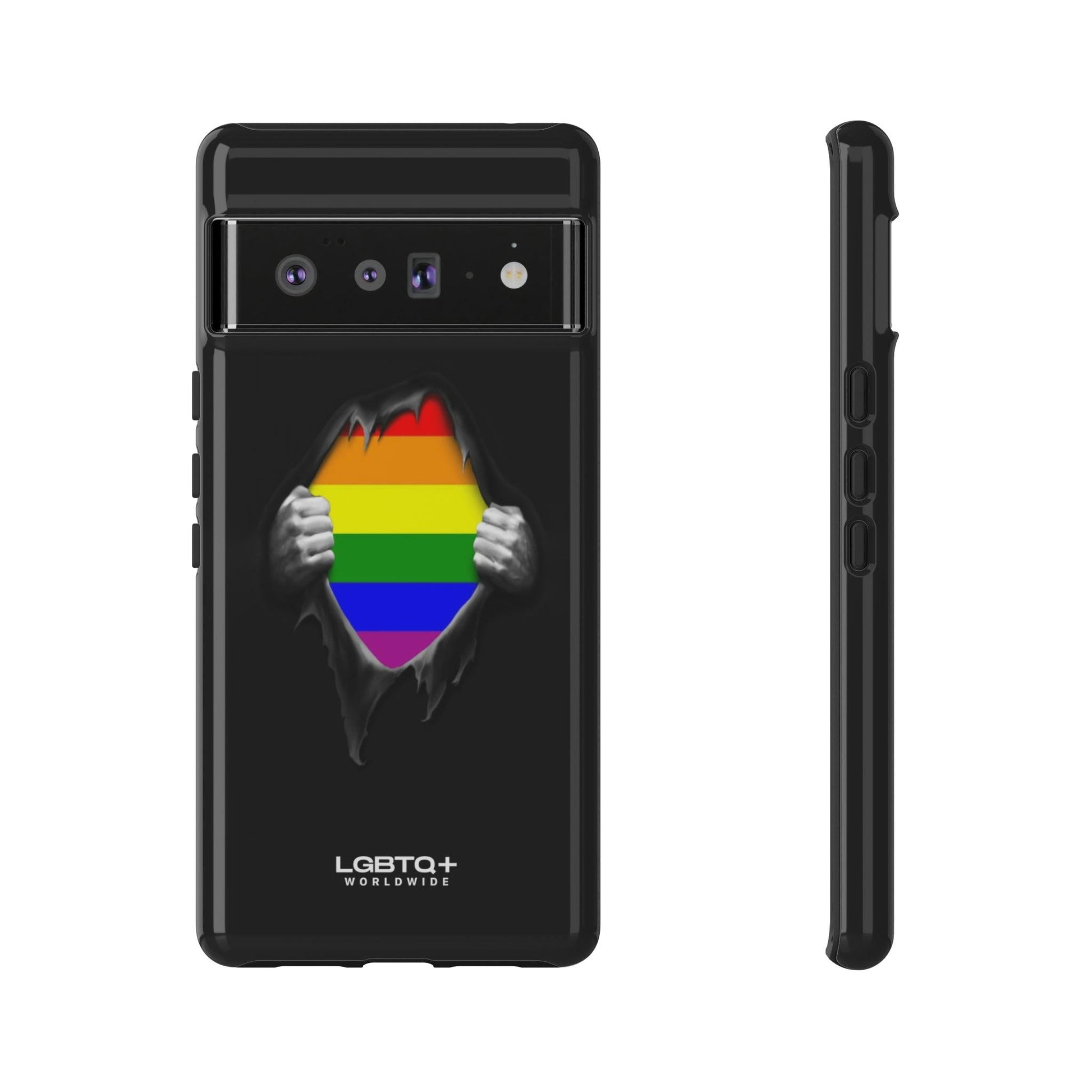 LGBTQWorldwide - ,,SCHWARZES LOCH" Doppelgehäuse Handyhülle Accessories, Glossy, iPhone Cases, Matte, Phone accessory, Phone Cases, Samsung Cases, Thermo, Valentine's Day Picks lgbtq Bekleidung Accessoires unisex Zubehör