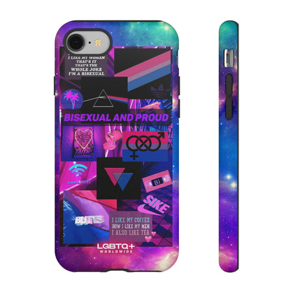 LGBTQWorldwide - ,,BISEXUAL" Doppelgehäuse Handyhülle Accessories, Glossy, iPhone Cases, Matte, Phone accessory, Phone Cases, Samsung Cases, Thermo, Valentine's Day Picks lgbtq Bekleidung Accessoires unisex Zubehör