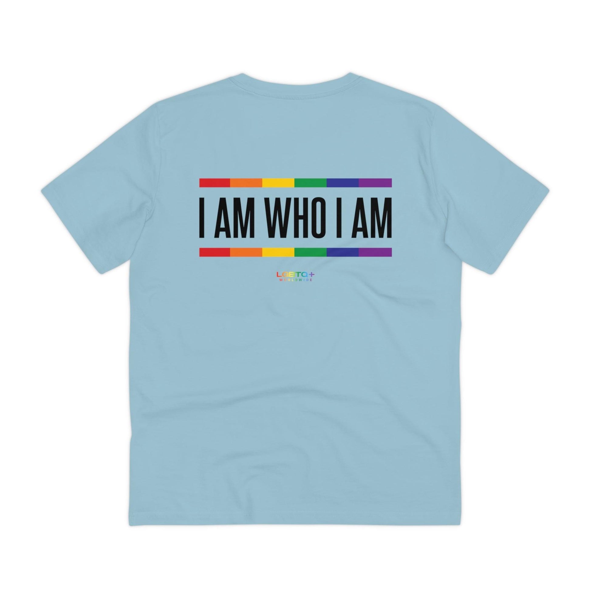 LGBTQWorldwide - ,,I AM WHO I AM'' Clothing, Cotton, Crew neck, DTG, Eco-friendly, Men's Clothing, Organic, Recycled, Regular fit, Sustainable, T-shirts, Unisex, Valentine's Day Picks, Vegan, Women's Clothing lgbtq Bekleidung Accessoires unisex Zubehör