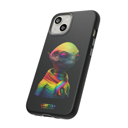 LGBTQWorldwide - ,,ALIEN" Doppelgehäuse Handyhülle Accessories, Glossy, iPhone Cases, Matte, Phone accessory, Phone Cases, Samsung Cases, tough, Valentine's Day Picks lgbtq Bekleidung Accessoires unisex Zubehör