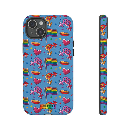 LGBTQWorldwide - ,,FÜHL DICH FREI" Doppelgehäuse Handyhülle Accessories, Glossy, iPhone Cases, Matte, Phone accessory, Phone Cases, Samsung Cases, Thermo, Valentine's Day Picks lgbtq Bekleidung Accessoires unisex Zubehör