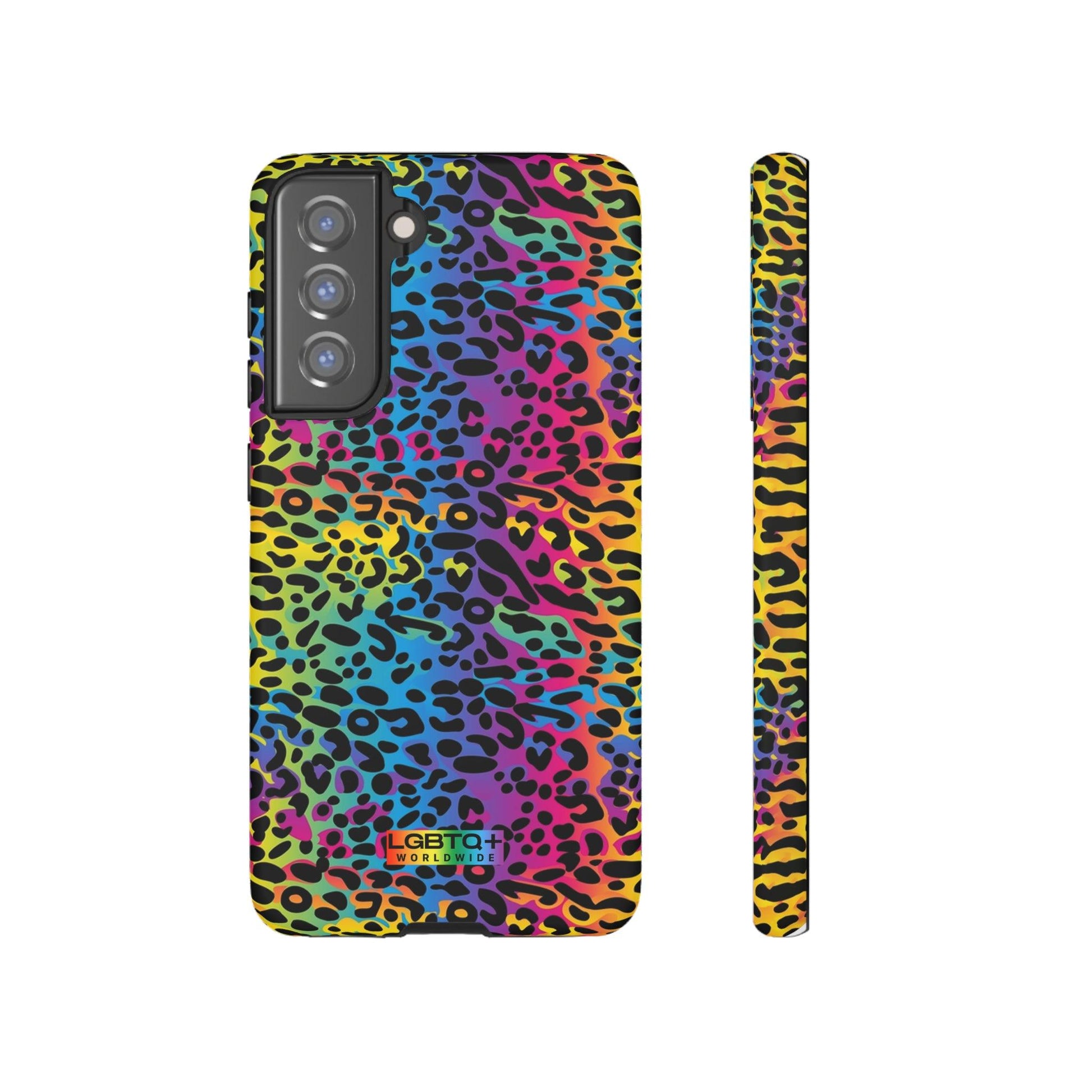 LGBTQWorldwide - ,,LEOPARD" Doppelgehäuse Handyhülle Accessories, Glossy, iPhone Cases, Matte, Phone accessory, Phone Cases, Samsung Cases, Thermo, Valentine's Day Picks lgbtq Bekleidung Accessoires unisex Zubehör