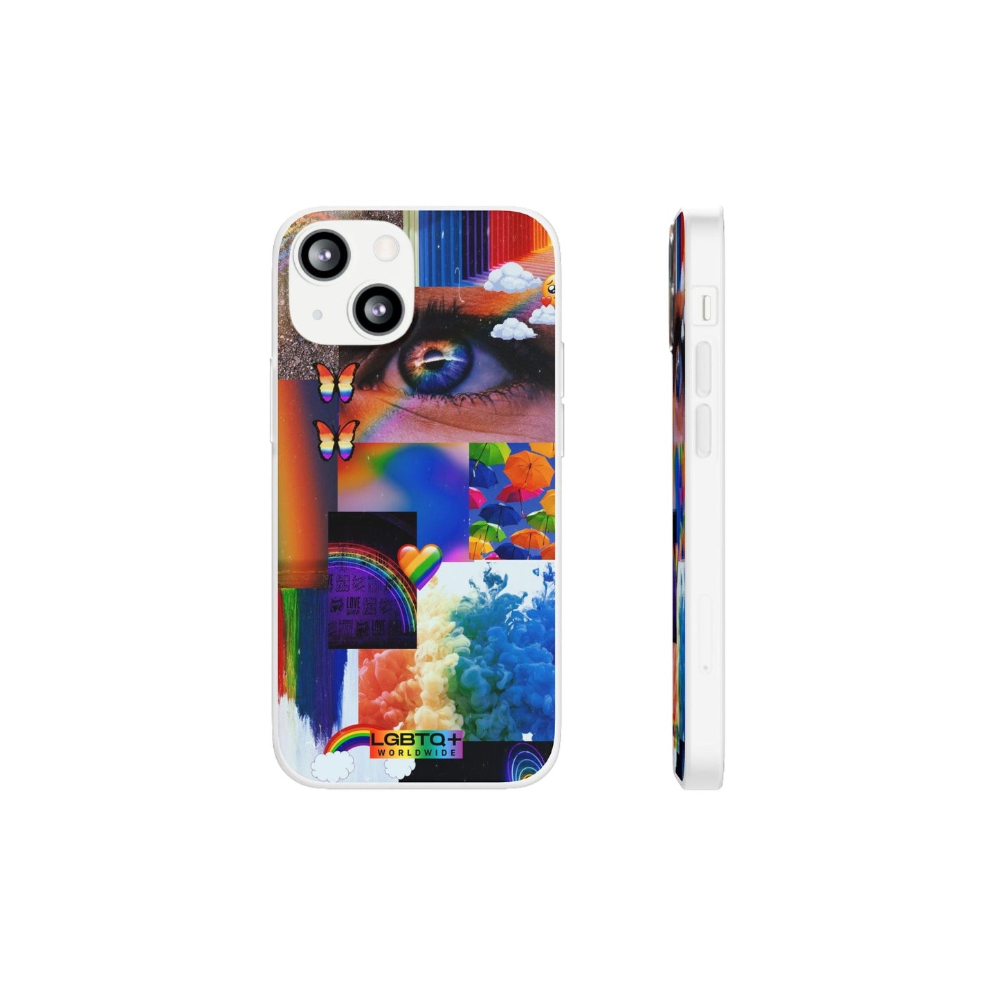 LGBTQWorldwide - ,,VISION" Flexible Handyhülle Accessories, Case, iPhone, iPhone Cases, Phone accessory, Phone Cases, Samsung Cases, silikon, Valentine's Day promotion lgbtq Bekleidung Accessoires unisex Zubehör