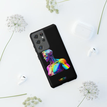 LGBTQWorldwide - ,,ZUKÜNFTIGER ROBOTER" Doppelgehäuse Handyhülle Accessories, Glossy, iPhone Cases, Matte, Phone accessory, Phone Cases, Samsung Cases, tough, Valentine's Day Picks lgbtq Bekleidung Accessoires unisex Zubehör