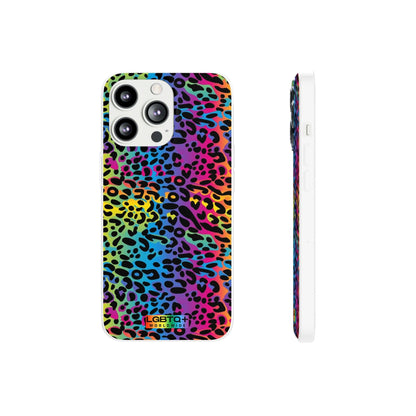 LGBTQWorldwide - ,,LEOPARD" Flexible Handyhülle Accessories, Case, iPhone, iPhone Cases, Phone accessory, Phone Cases, Samsung Cases, silikon, Valentine's Day promotion lgbtq Bekleidung Accessoires unisex Zubehör