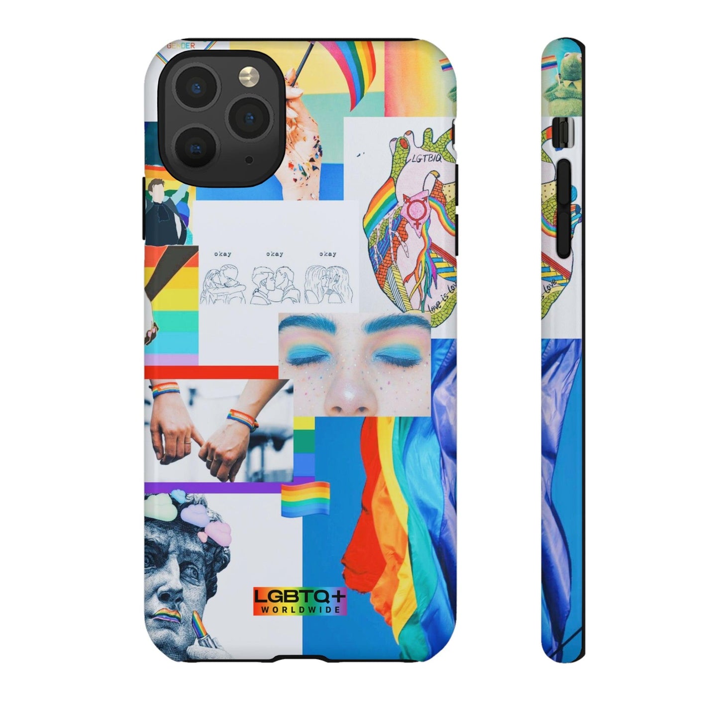 LGBTQWorldwide - ,,LEBEN"Doppelgehäuse Handyhülle Accessories, Glossy, iPhone Cases, Matte, Phone accessory, Phone Cases, Samsung Cases, Thermo, Valentine's Day Picks lgbtq Bekleidung Accessoires unisex Zubehör