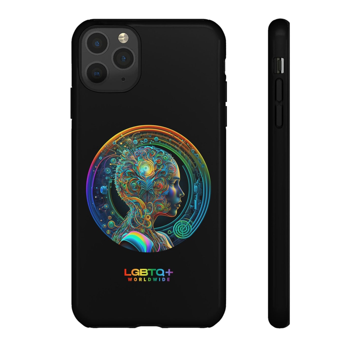 LGBTQWorldwide - ,,INTELLIGENT" Doppelgehäuse Handyhülle Accessories, Glossy, iPhone Cases, Matte, Phone accessory, Phone Cases, Samsung Cases, tough, Valentine's Day Picks lgbtq Bekleidung Accessoires unisex Zubehör