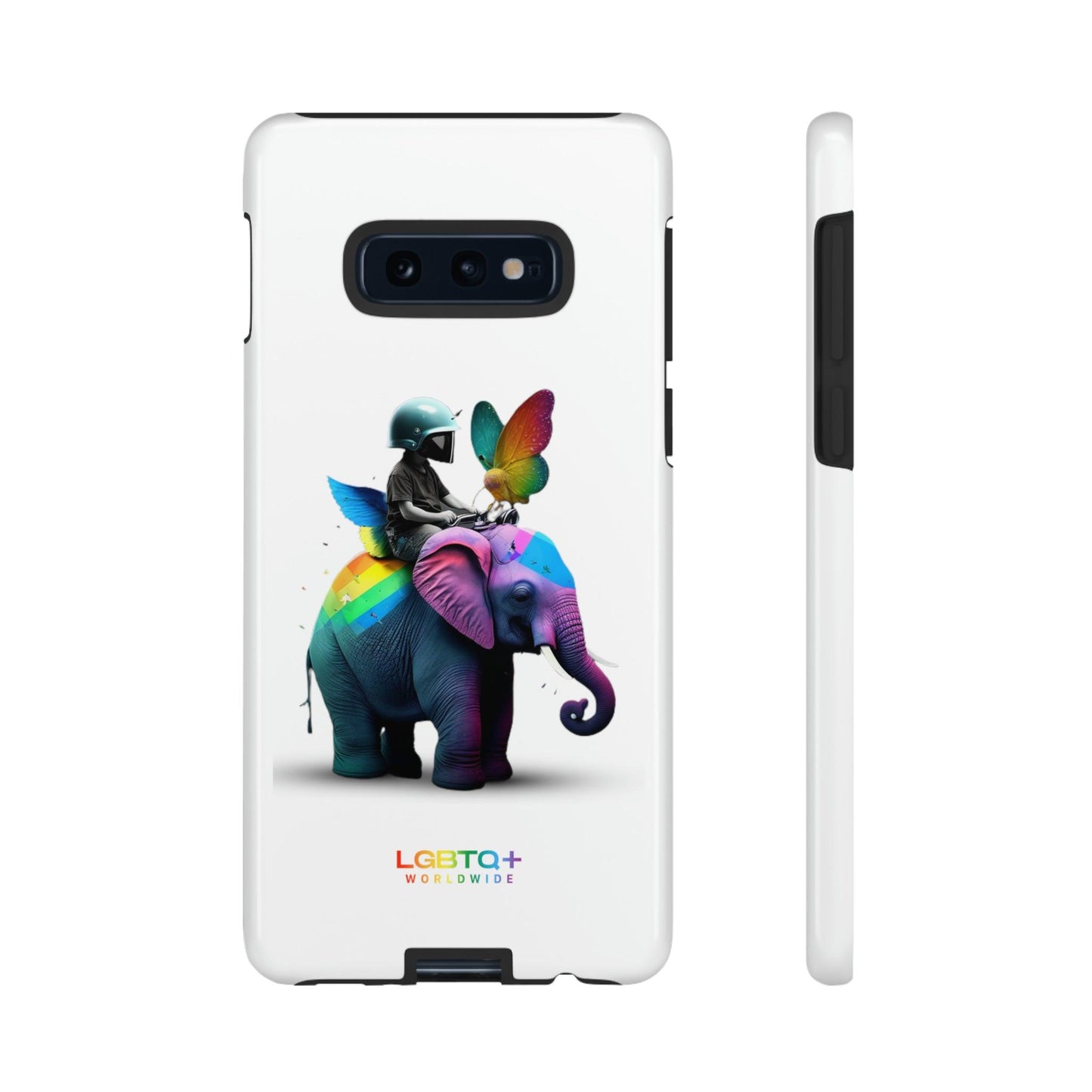 LGBTQWorldwide - ,,SCHMETTERLING" Doppelgehäuse Handyhülle Accessories, Glossy, iPhone Cases, Matte, Phone accessory, Phone Cases, Samsung Cases, tough, Valentine's Day Picks lgbtq Bekleidung Accessoires unisex Zubehör