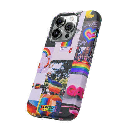 LGBTQWorldwide - ,,REGENBOGEN" Doppelgehäuse Handyhülle Accessories, Glossy, iPhone Cases, Matte, Phone accessory, Phone Cases, Samsung Cases, Thermo, Valentine's Day Picks lgbtq Bekleidung Accessoires unisex Zubehör