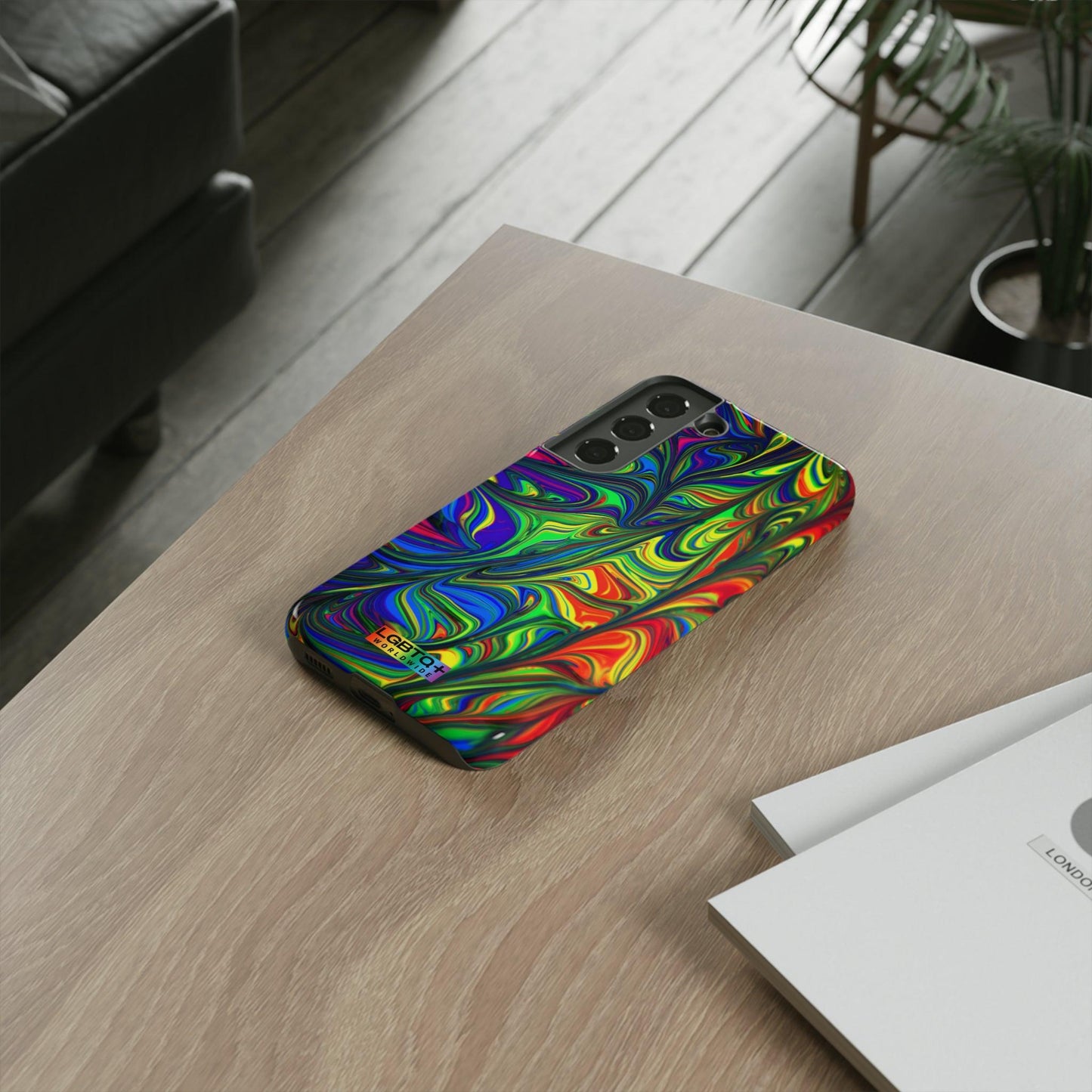 LGBTQWorldwide - ,,ILLUSION" Doppelgehäuse Handyhülle Accessories, Glossy, iPhone Cases, Matte, Phone accessory, Phone Cases, Samsung Cases, Thermo, Valentine's Day Picks lgbtq Bekleidung Accessoires unisex Zubehör