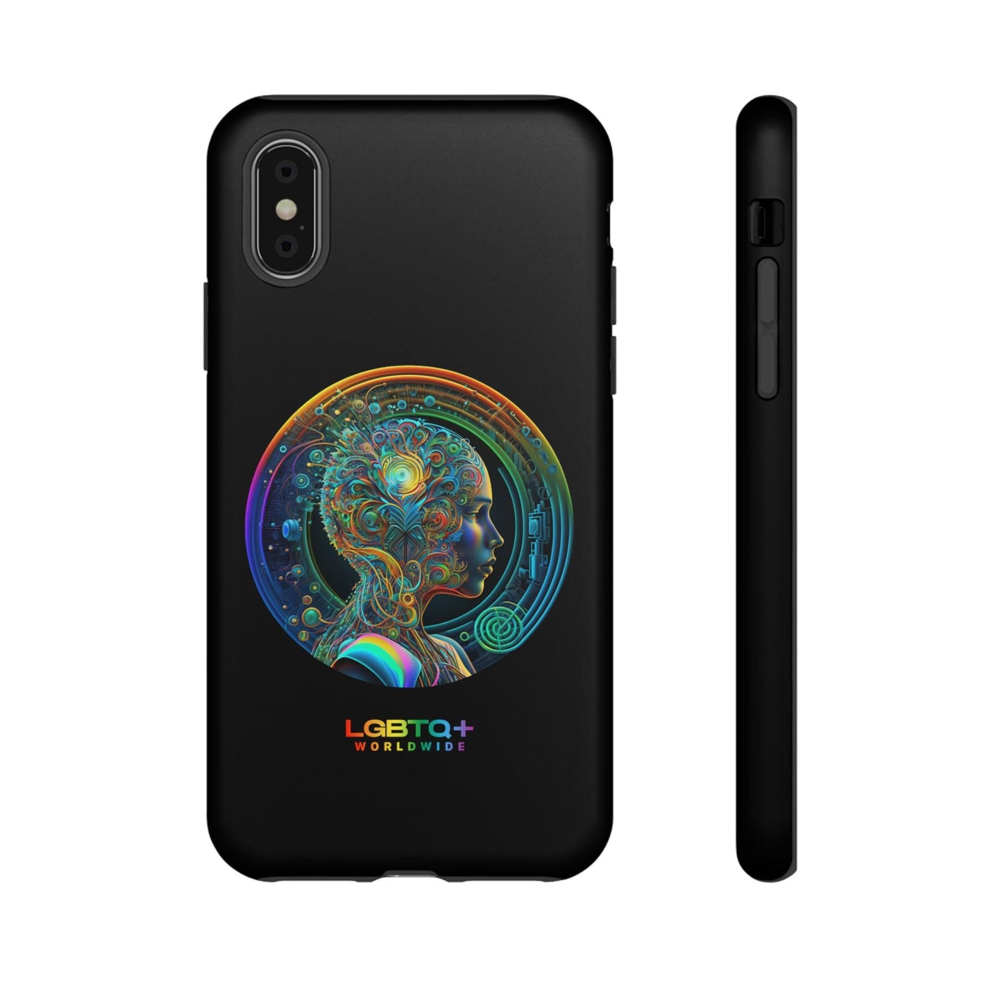 LGBTQWorldwide - ,,INTELLIGENT" Doppelgehäuse Handyhülle Accessories, Glossy, iPhone Cases, Matte, Phone accessory, Phone Cases, Samsung Cases, tough, Valentine's Day Picks lgbtq Bekleidung Accessoires unisex Zubehör