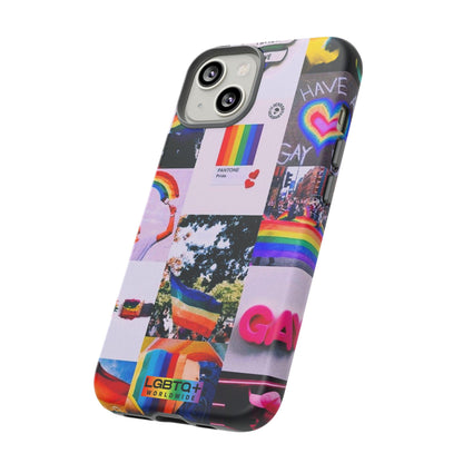 LGBTQWorldwide - ,,REGENBOGEN" Doppelgehäuse Handyhülle Accessories, Glossy, iPhone Cases, Matte, Phone accessory, Phone Cases, Samsung Cases, Thermo, Valentine's Day Picks lgbtq Bekleidung Accessoires unisex Zubehör